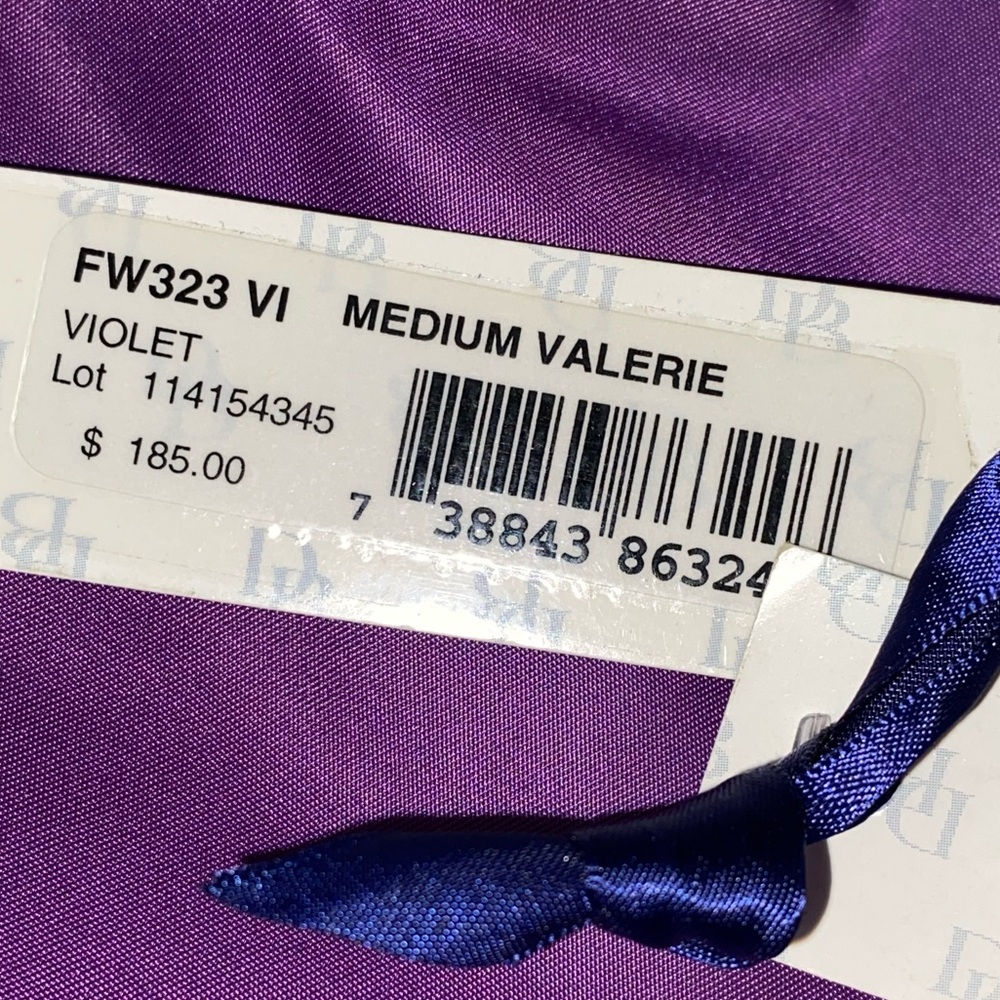 Dooney & Bourke Nylon Medium Purple Valerie Shoulder Bag - Picture 15 of 15